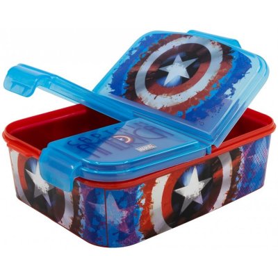 Storline Multi box na svačinu Captain America 195x165x67