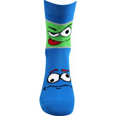 Boma Dětské obrázkové ponožky Tlamik modrá – Zboží Mobilmania