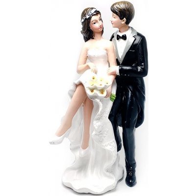 Elegantní nevěsta 19 cm - svatební figurky na dort - Modecor – Zboží Mobilmania