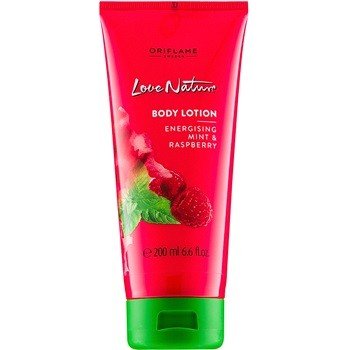 Oriflame Love Nature tělové mléko s vůní malin 200 ml