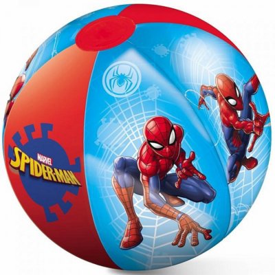 MONDO Nafukovací plážový míč SPIDERMAN 50 cm červená modrá