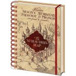 Cure Pink poznámkový blok Harry Potter: The Marauders Map A5 14,8 x 21 cm SR72325 – Hledejceny.cz