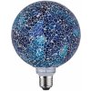 Žárovka Paulmann E27 LED globe 5W Miracle Mosaic modrá 28750