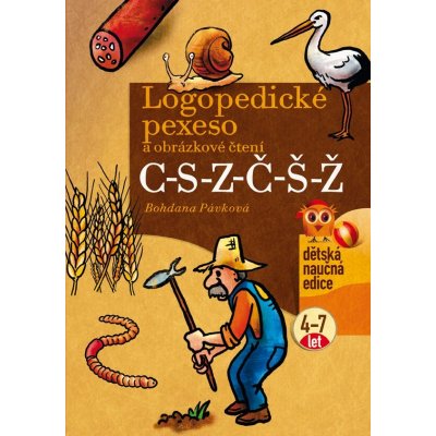 Logopedické pexeso a obrázkové čtení C - S - Z - Č - Š - Pávková Bohdana – Zboží Mobilmania