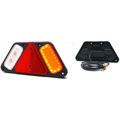 Svítilna kompletní zadní LED 12-24V 6-funkční pravá WAS 1495P – Hledejceny.cz