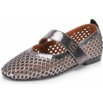 Iberius dámské kožené baleríny LP 0820-56-2838 šedá metalická grey/metalic – Zbozi.Blesk.cz