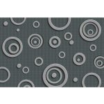 Dimex MS-5-0302 vliesová fototapeta na zeď 3D Kovové kruhy rozměry 375 x 250 cm – Zboží Dáma