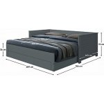 Kondela GORETA rozkládací šedá – Zbozi.Blesk.cz