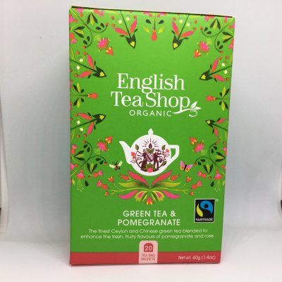 English Tea Shop Zelený čaj s granátovým jablkem 20 sáčků – Zboží Mobilmania