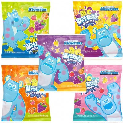 Qi Disney Monsters Sullivan Mixed Fruit Vitamin C Gummy 25 g – Hledejceny.cz
