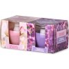 Svíčka Emocio Orchard Blossom & French Lavender 65x63 mm 2 ks