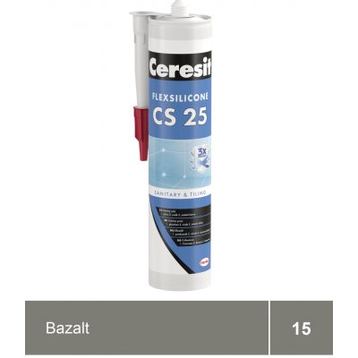CERESIT CS 25 sanitární silikon bazalt 280 ml – Zboží Mobilmania