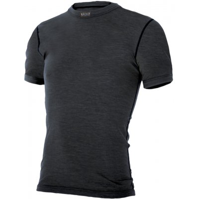 Wooline funkční triko unisex krátký rukáv Merino černé