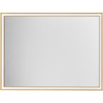 Nova Luce Zlaté závěsné zrcadlo s LED osvětlením Ambor 80 x 60 cm – Hledejceny.cz