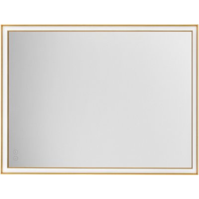Nova Luce Zlaté závěsné zrcadlo s LED osvětlením Ambor 80 x 60 cm – Hledejceny.cz
