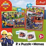 Trefl Puzzle 3v1 Požárník Sam + pexeso 1-39 dílků – Hledejceny.cz