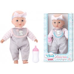 Nobo Kids Baby Soft Cuddly Panenka říká máma táta 30 cm