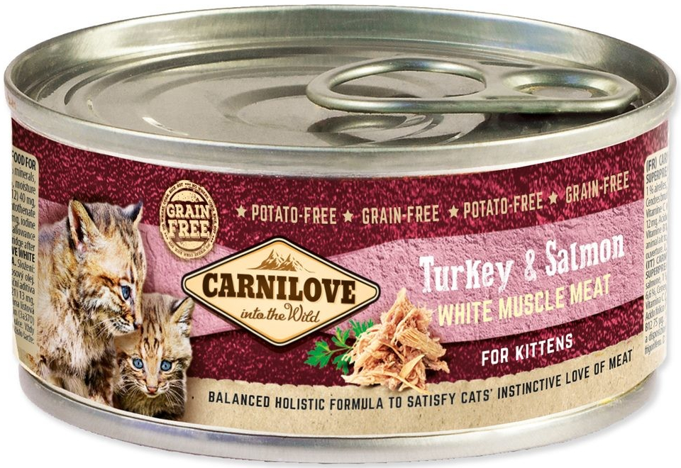 Carnilove WMM Turkey & Salmon for Kittens 100 g