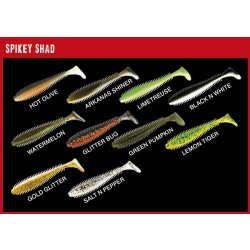 Fox Rage Spikey Shad 12cm Green Pumpkin