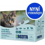 Bozita kousky v omáčce míchané balení maso a ryby 12 x 85 g – Hledejceny.cz