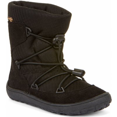 Froddo barefoot tex track wool Zimní boty sněhule dětské AW23 black – Zboží Mobilmania