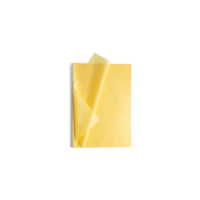 Hedvábný papír 50 x 70 cm žlutý, 26 ks