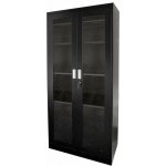 ZLKL Kancelářská kovová skříň se skleněnými dveřmi 1850 x 900 x 400 mm – Zboží Dáma