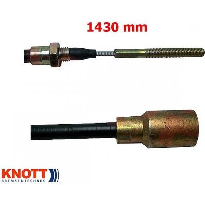 Knott Lanovod brzdový 1430/1640 mm, závit M8