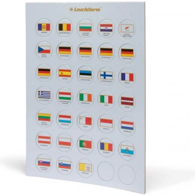 Leuchtturm Chip -žetony vlajky Evropa – Zboží Dáma