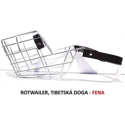 Mr. Rozchov Náhubek kovový Rotwailer Tibetská doga fena – Hledejceny.cz
