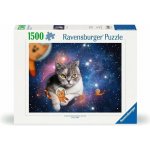 RAVENSBURGER Kočky ve vesmíru 1500 dílků – Zboží Dáma