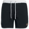 Koupací šortky, boardshorts Urban Classics Retro šortky TB2050 black /White