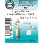 HARTMAN těsnění splachovače WC k vypouštěcímu ventilu a napouštěcímu ventilu, sada č. 95 – Zbozi.Blesk.cz