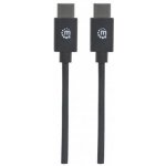 Manhattan 354875 USB-C, Type-C Male to Type-C Male, 2m, černý – Hledejceny.cz