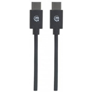Manhattan 354875 USB-C, Type-C Male to Type-C Male, 2m, černý
