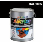 Alkyton hladký polomat RAL 9005 0,75 l černá