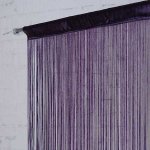 Šňůrkový závěs SPAGHETTI 90x200 cm - fialový – Sleviste.cz