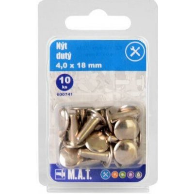 M.A.T. GROUP nýt dutý 4.0x18mm (10ks) – Zbozi.Blesk.cz