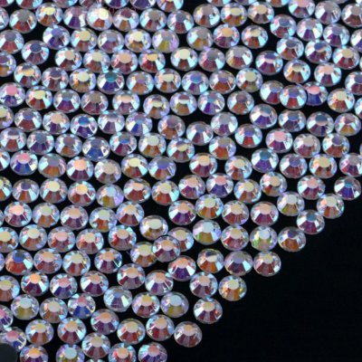Broušené kamínky na nehty SS10 se Swarovski efektem CLEAR AB 3 mm 20 ks – Hledejceny.cz