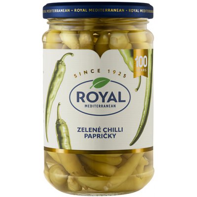 Royal Zelené chilli papričky 280 g – Zboží Dáma