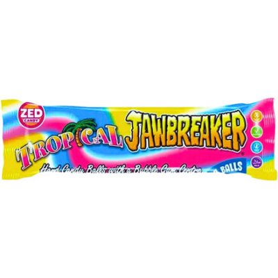 ZED Candy Jawbreaker bonbony se žvýkačkou s příchutí tropického ovoce 33 g – Zboží Dáma