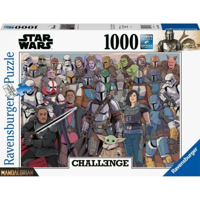 RAVENSBURGER Challenge: Star Wars: Baby Yoda 1000 dílků