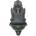 Zahradní LITINOVÉ umyvadlo GARDENS s kohoutkem, tmavě zelená – Sleviste.cz