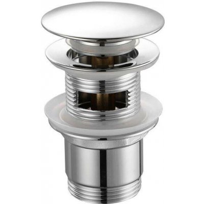 Agualine Umyvadlová výpust click clack 5/4" velká zátka, chrom TF7001 – Zboží Dáma