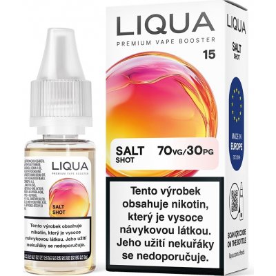 Liqua Nic Salt shot Booster PG30/VG70 10 ml 15 mg – Zboží Mobilmania