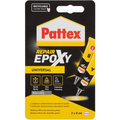 PATTEX Repair Epoxy dvousložkové lepidlo 12 g – Zbozi.Blesk.cz