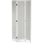 Autronic Paraván masiv bílá EF-L186 WT – Zboží Dáma