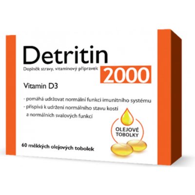 Detritin Vitamin D3 2000 IU 60 tobolek