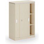 Arristo Lux, Skříň zasouvací 800 x 400 x 1236 mm, bříza – Zboží Dáma