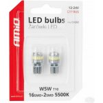 Led žárovky T10 W5W 16+2SMD 12V-24V Canbus 2ks | Zboží Auto